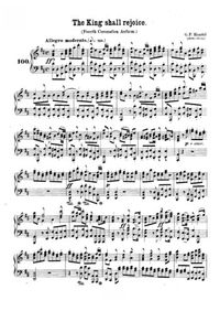 Le roi doit se réjouir, Hymne du couronnement - Georg Friedrich Händel